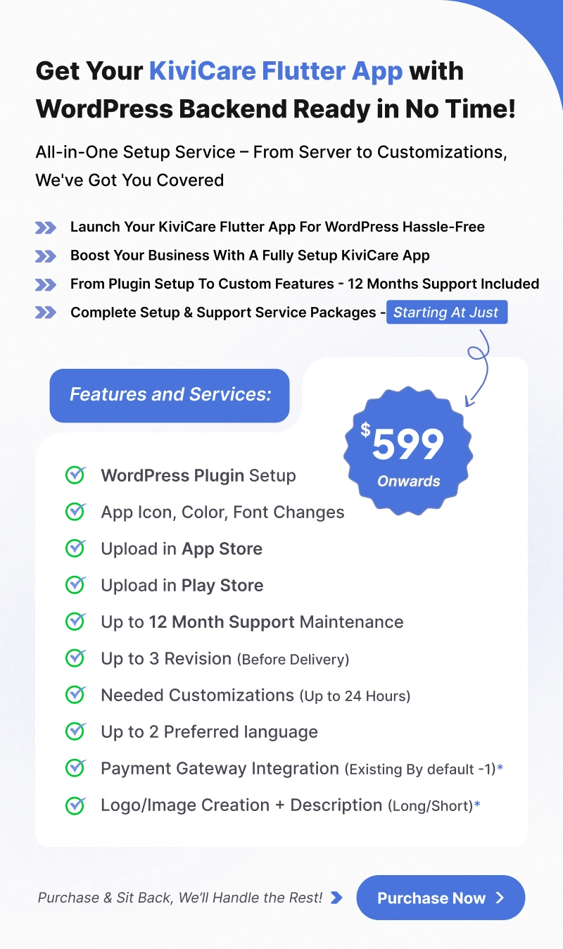 EHR Management Flutter Mobile app | KiviCare | Iqonic Design