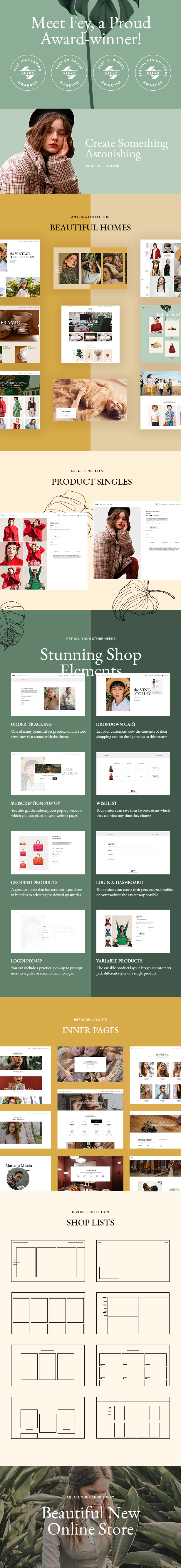 Fey - Modern eCommerce Theme - 1