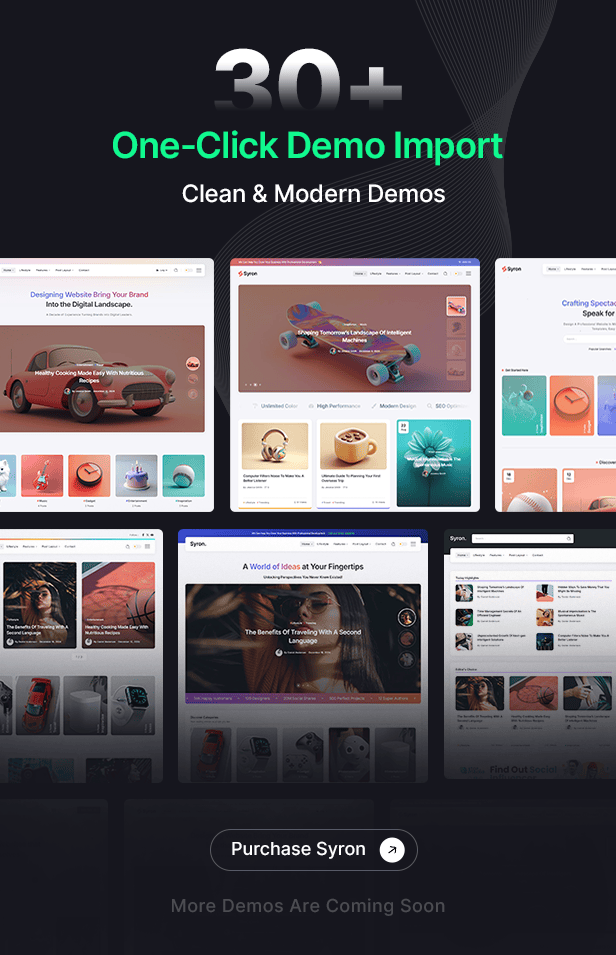 Syron | Personal Blog & Magazine WordPress Theme