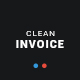 Clean Invoice template