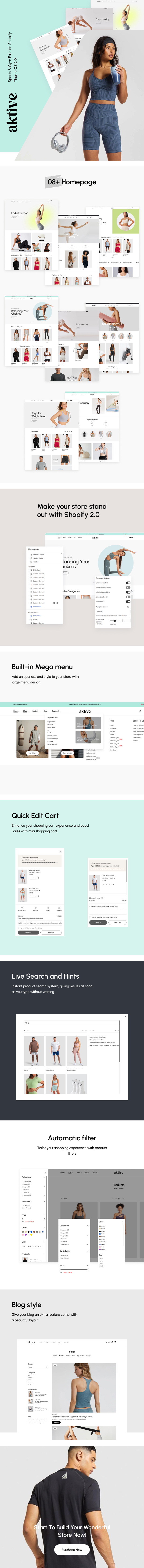 Aktive – Sports & Gym Fashion Shopify Theme OS 2.0 - 1