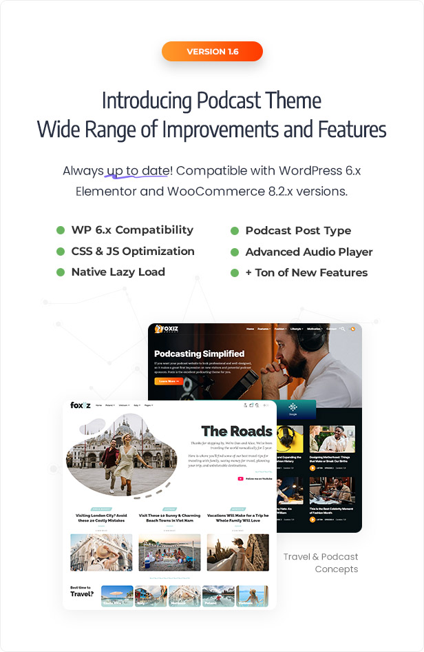 Foxiz wordpress news theme version 1.6