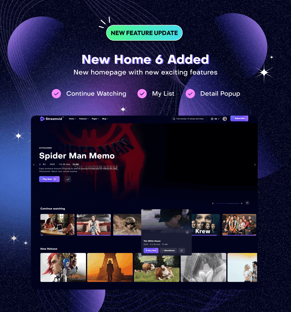 StreamVid - Streaming Video WordPress Theme