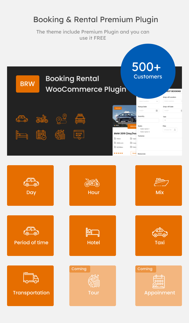 Booking Rental Theme WordPress