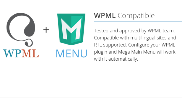 Mega Main Menu compatible with WPML