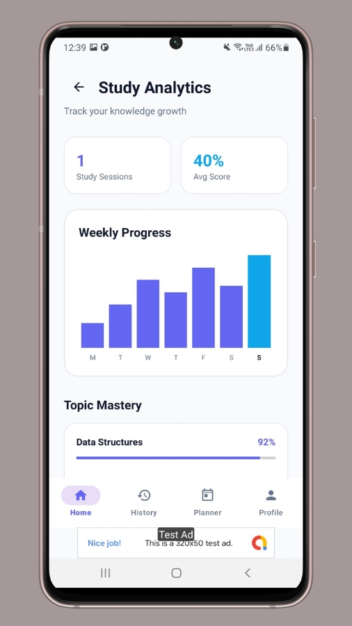 StudyAI — AI-Powered Study Companion Android App - 3