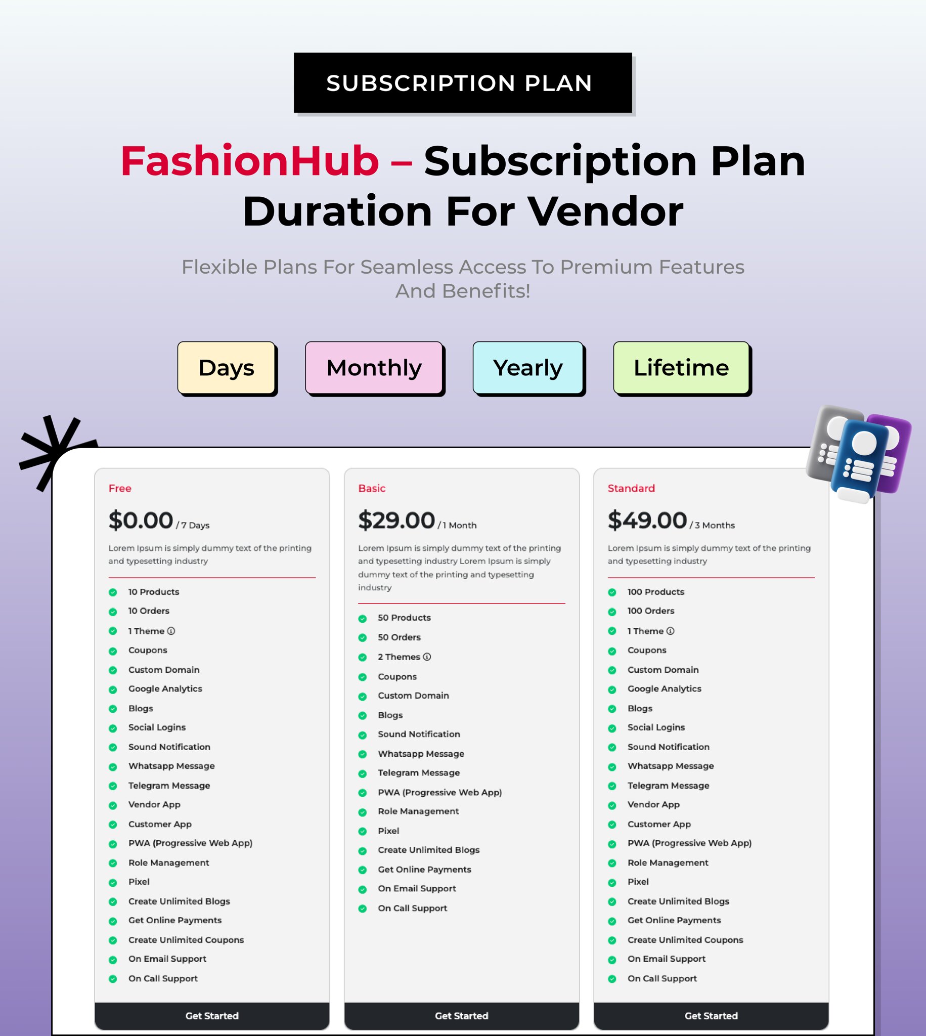 FashionHub SaaS - Multi Vendor SaaS eCommerce Business Website Builder SaaS