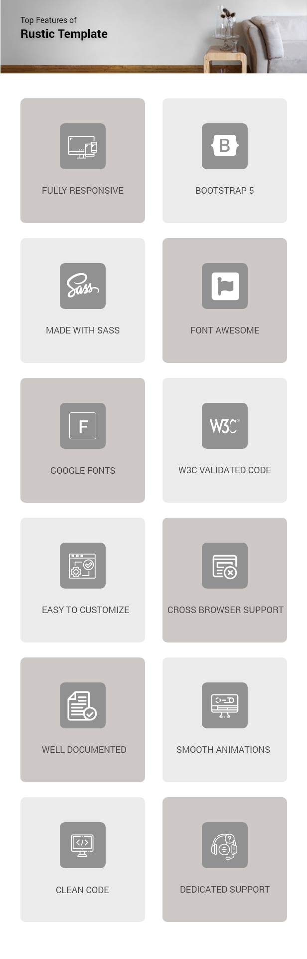 Rustic - Corporate Bootstrap 5 HTML Template - 2