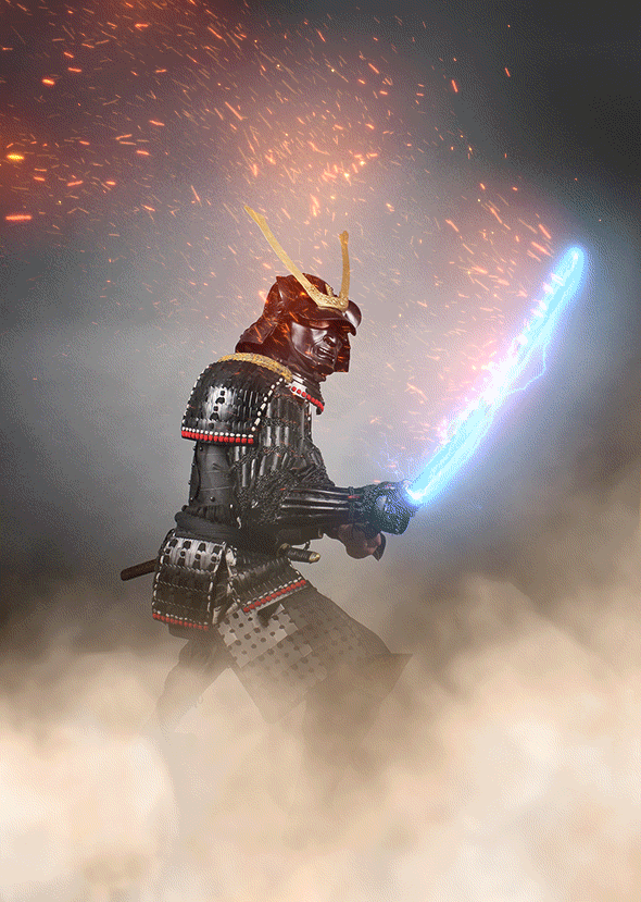 Animated Fire, Embers and Smoke Photoshop effect