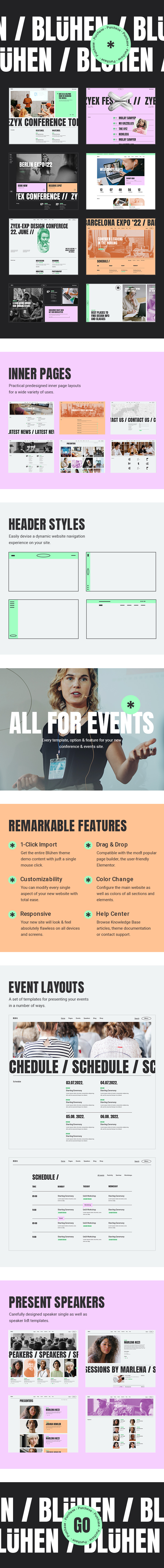Blühen - Event & Conference WordPress Theme - 2