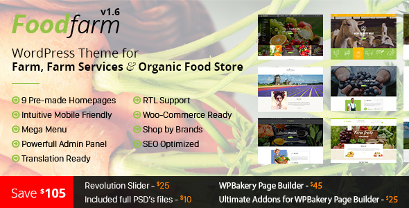 FoodFarm – WordPress Theme for Farm, Farm Services and Organic Food Store - 16