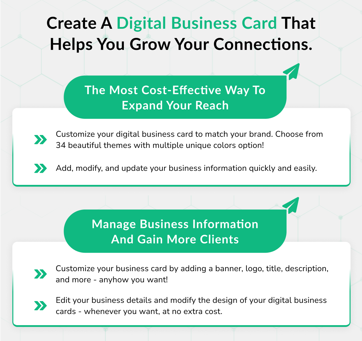 vCard SaaS - Digital Business Card Builder - Bio Links Builder - 48