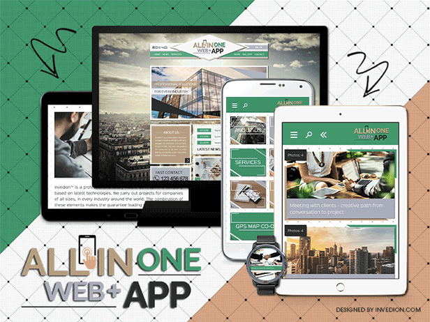 All In One Website + App - Android & iOS [ 4 in 1 ] - 1