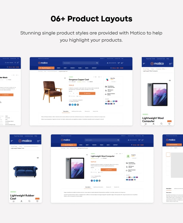 Matico Marketplace WordPress Theme