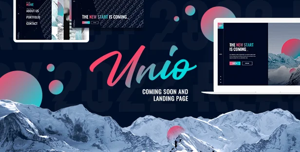 Unio - Coming Soon & Landing Page Template