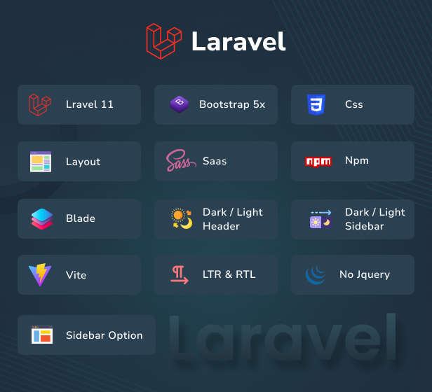 cion – Laravel Admin & Dashboard Template