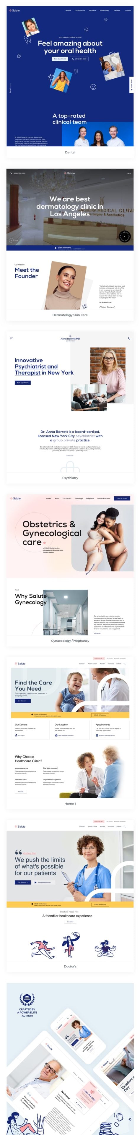 Free Download Salute Medical v3.4 - WordPress