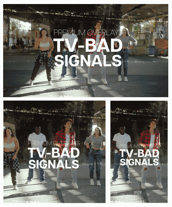 Premium Overlays TV Bad Signals 51329900 - Projects for After Effects and Premiere Pro (Videohive)