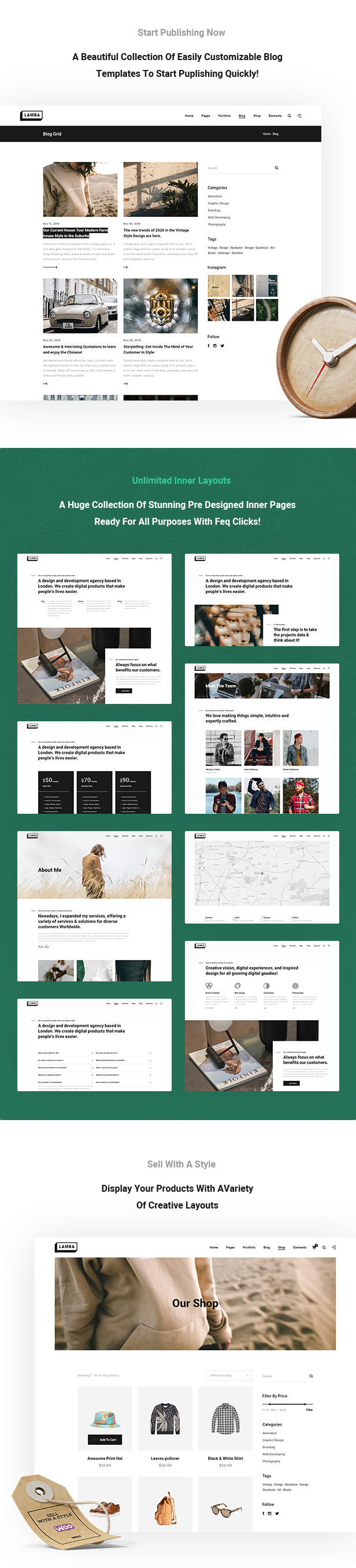 Lamba - Creative Portfolio & Agency HTML5 Template - 6