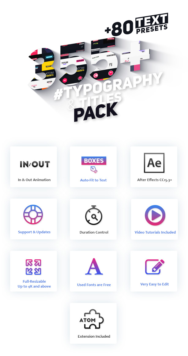 Big Pack of Typography | Atom - 6