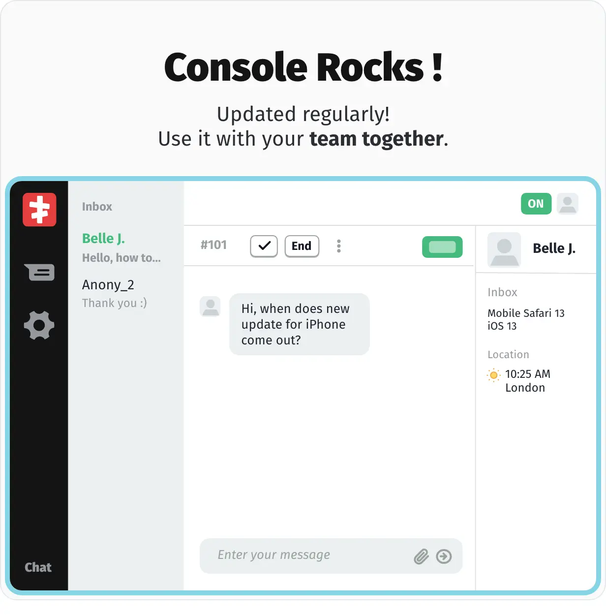 Chat Console Rocks!