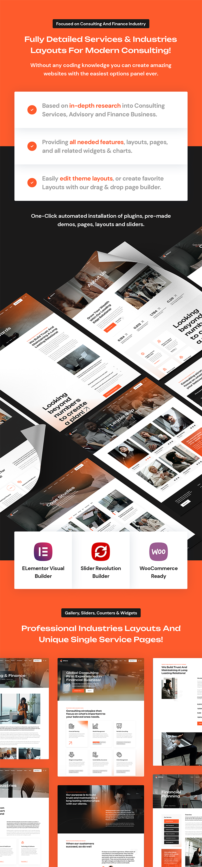 Allianz - Modern Consulting & Finance WordPress Theme - 6