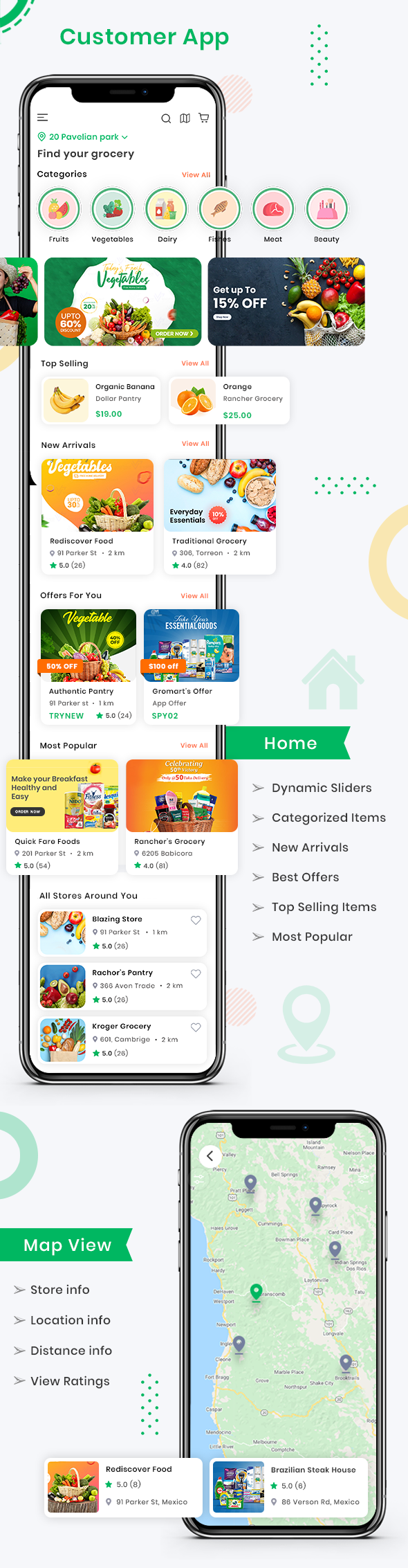 GroMart | Grocery Store App | Grocery Delivery | Multi -Vendor Grocery App - 6