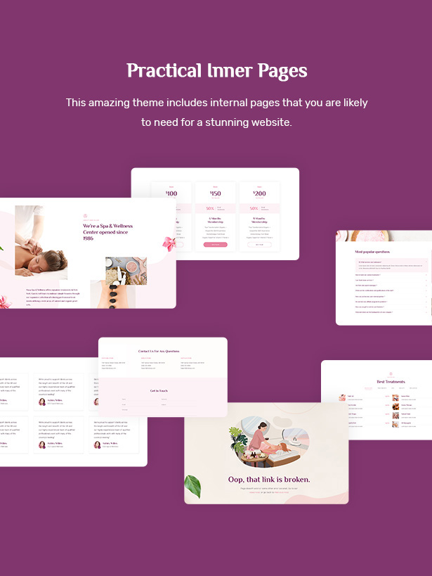 Mailyspa - Beauty & Wellness WordPress Theme