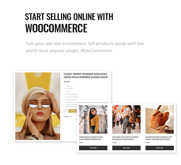 WooCommerce supported