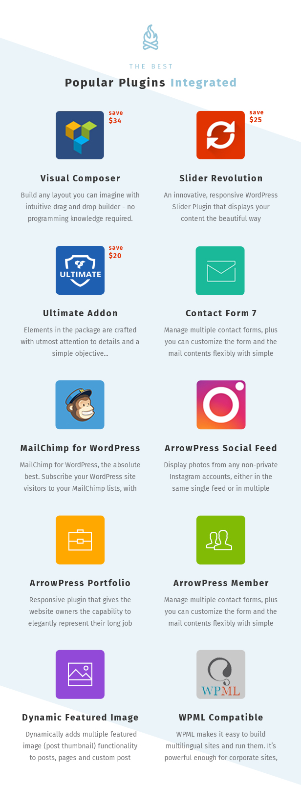 Bonfire - Creative Multipurpose WordPress Theme - 8