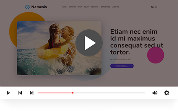 Nemesis | Responsive Minimal Blogger Theme