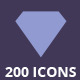 200 Shape Icons