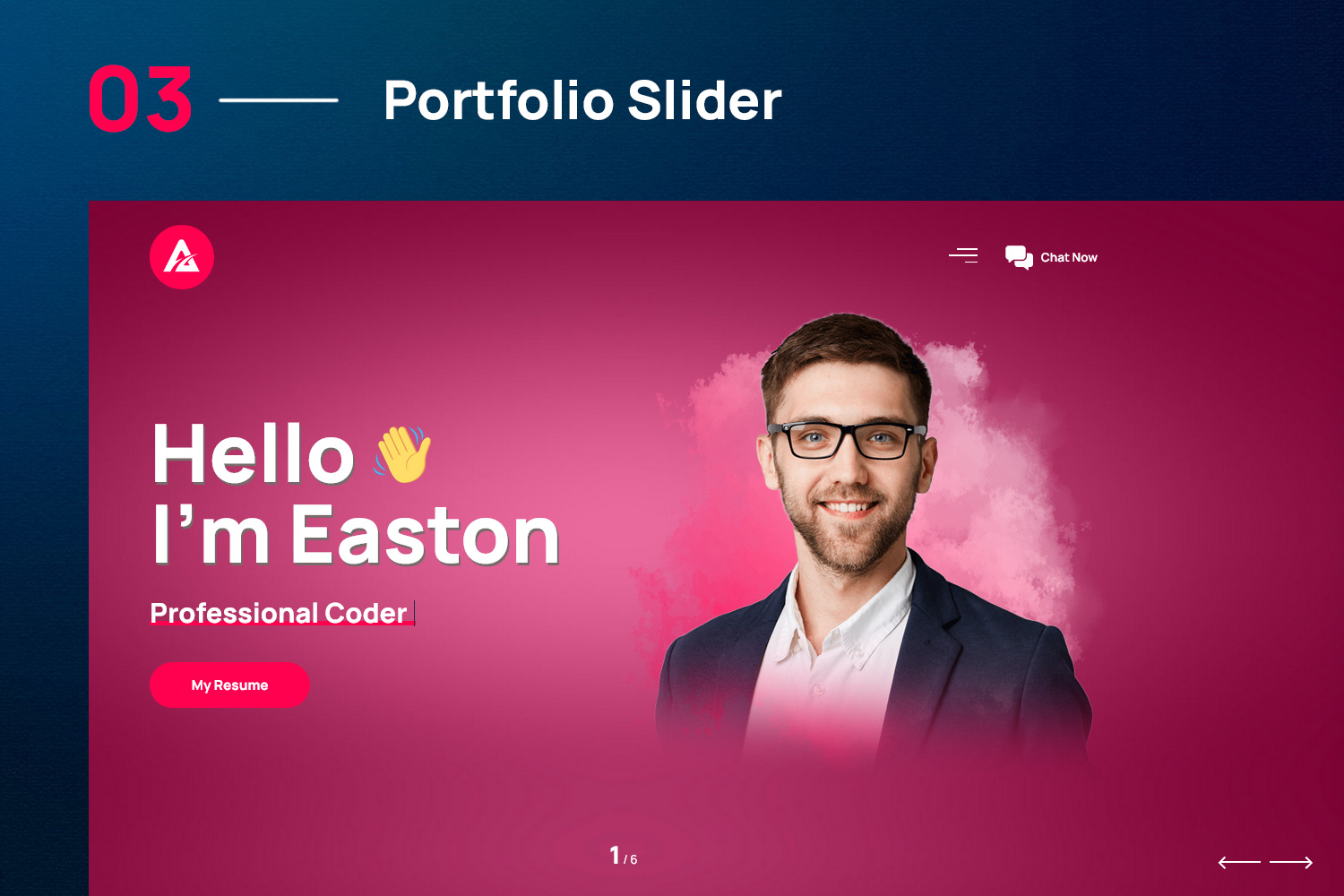 Ambrox - Personal Portfolio Resume Theme