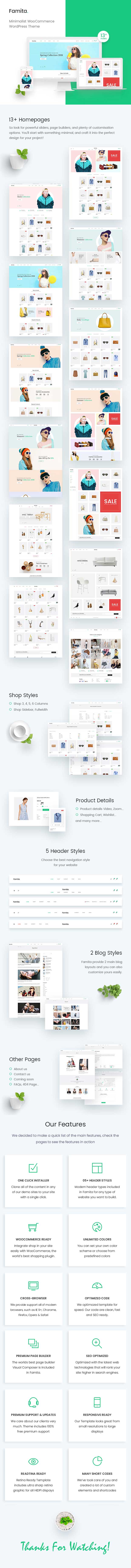 Famita - Minimalist WooCommerce WordPress Theme - 1