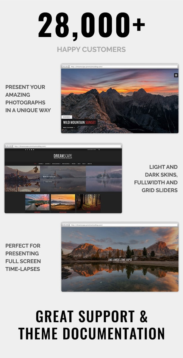 Dreamscape Photography - A Responsive WordPress Photography Blog Theme - 4