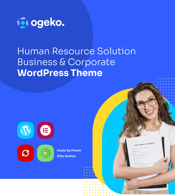 Ogeko - Best Human Resource Solutions WordPress Theme