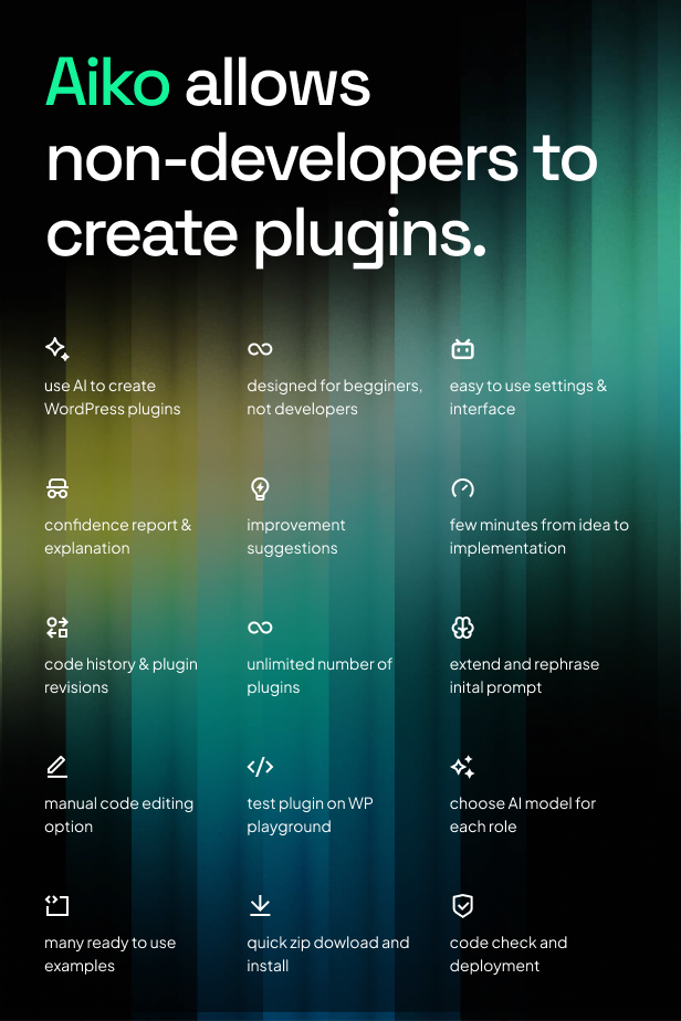 AIKO: Instant Plugins AI Developer - 6