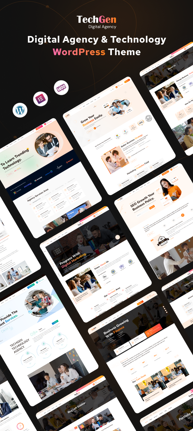 TechGen - Digital Agency & Technology WordPress Theme - 1