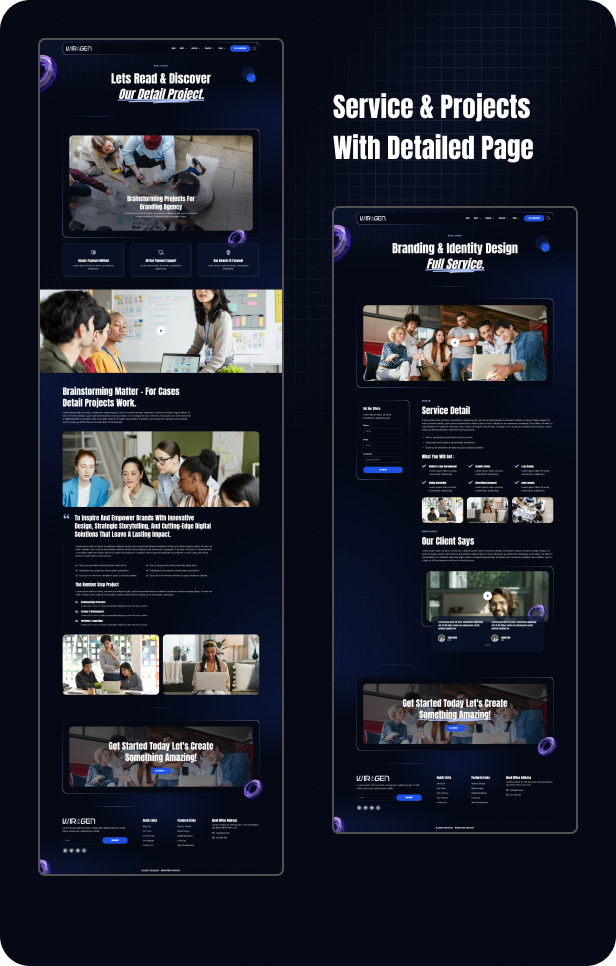 Wiragen - Creative Agency Elementor Pro Template Kit - 2