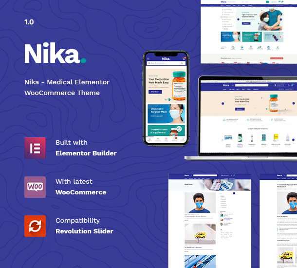 Nika - Medical Elementor WooCommerce Theme - 6