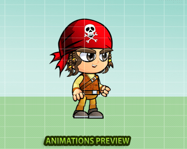 The Pirate - Game Sprite  Pirate games, Pirates, Sprite