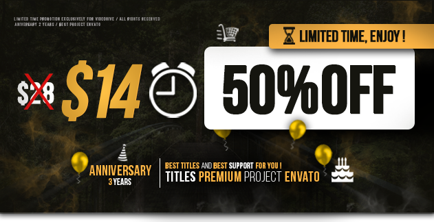 Gold Simple Titles | 4K - 1