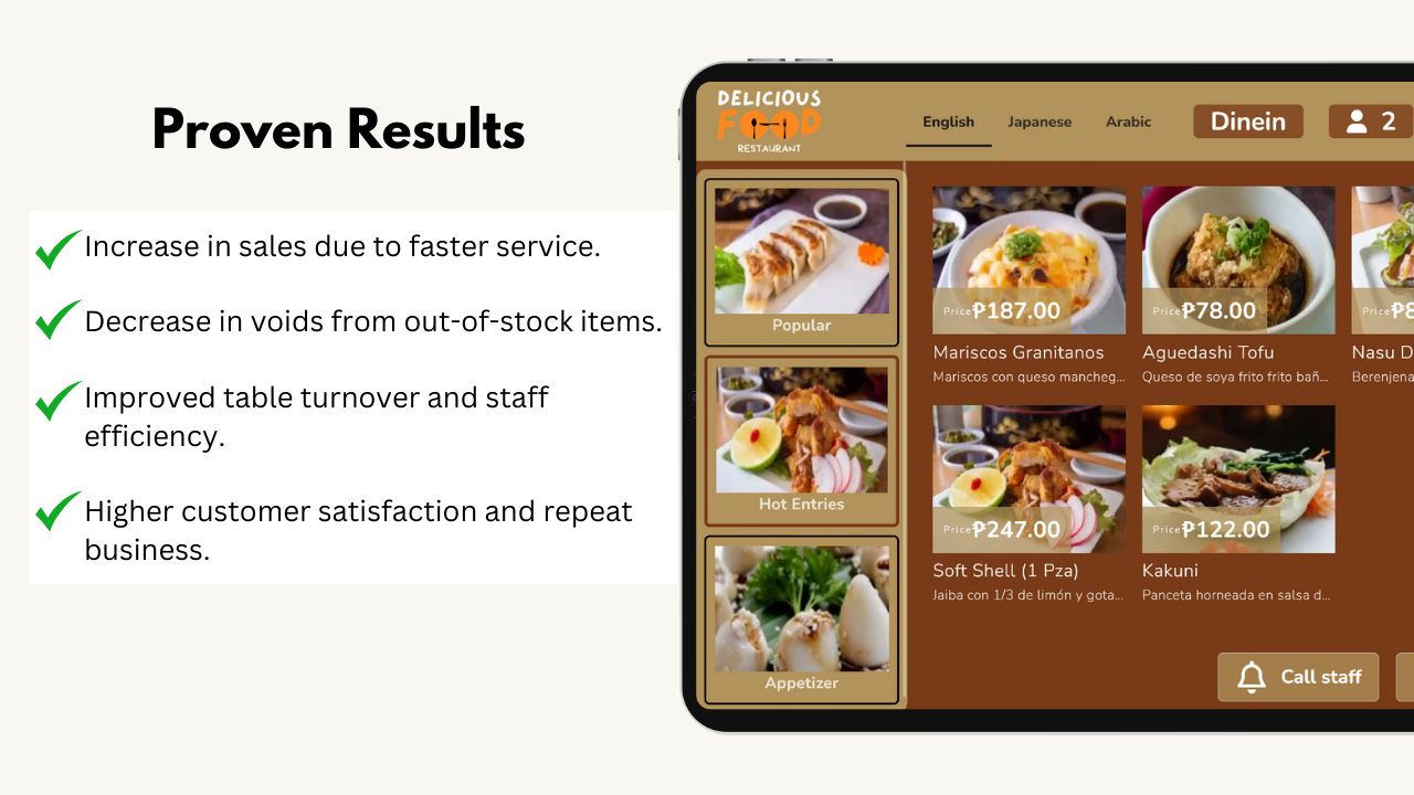 Karenderia Tableside Ordering - 9