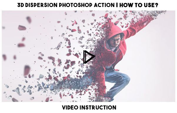 3D Dispersion Photoshop Action - 1