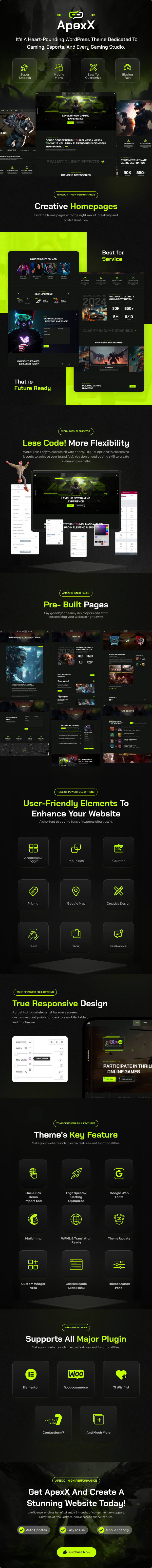 ApexX | Esports & Gaming WordPress Theme - 1