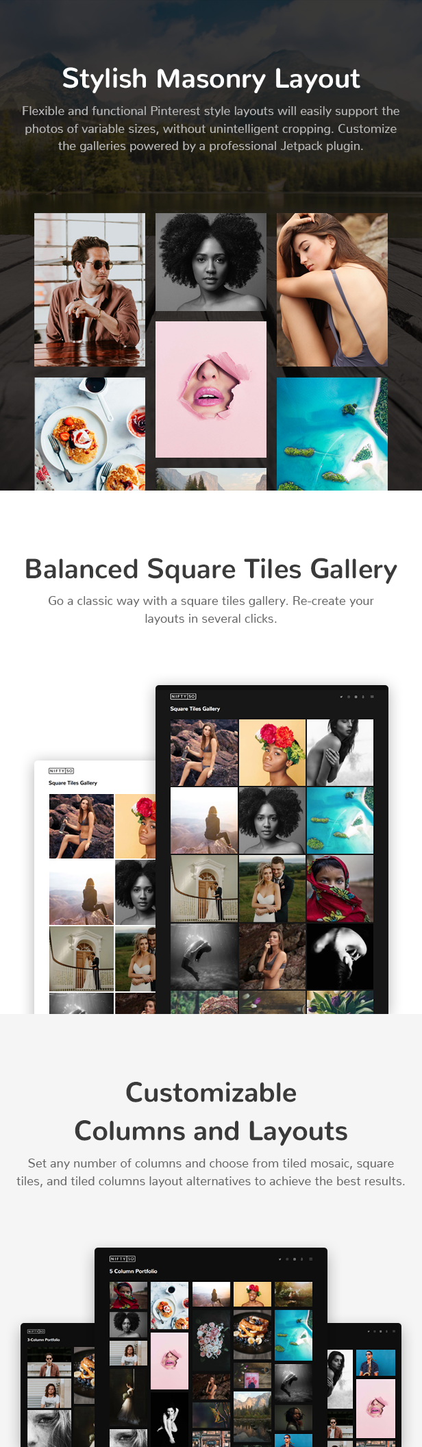WordPress Photography Theme - Nifty Fifty - 4