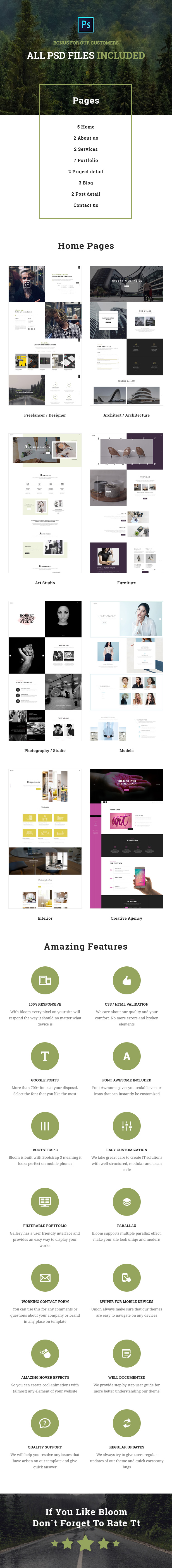 Bloom - One & Multi Page Business HTML Template - 1