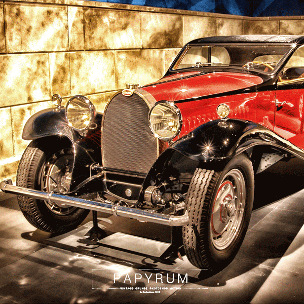 Vintage Grunge - Papyrum - Photoshop Action - 2