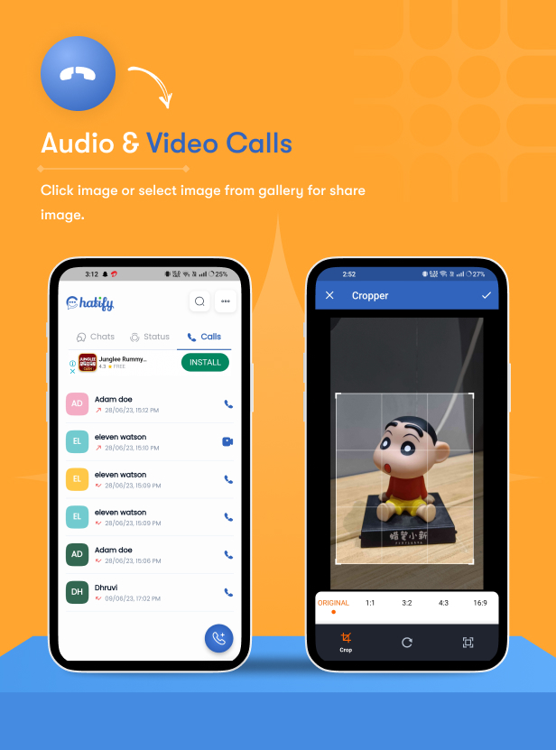 Whatsapp Clone Full Chat & Call App | Android & iOS Flutter Chat app - Chatify