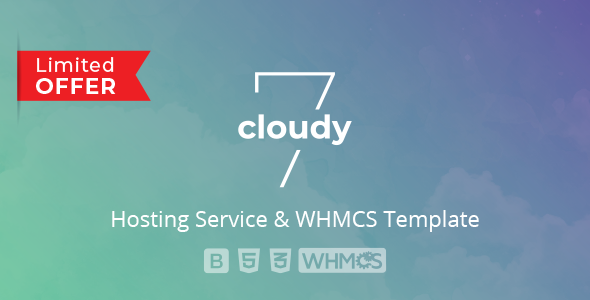 Cloudy 7 - Hosting Service & WHMCS Template